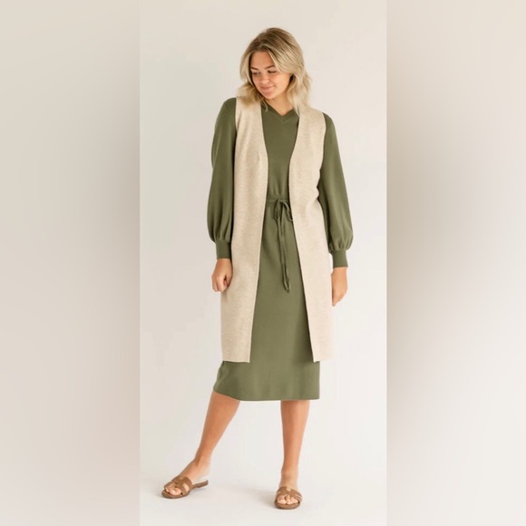 Inherit Lexi Sleeveless Cardigan XS - Picture 5 of 6